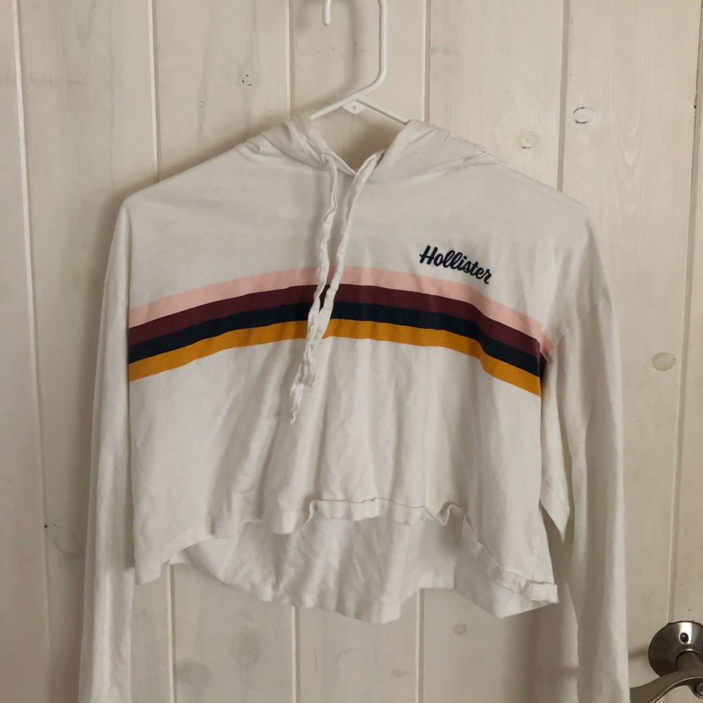 Hollister cropped hoodie